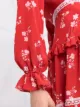 Roses & Lace floral-print silk mini dress