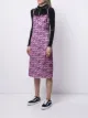 Ashley Williams Mary tattoo-print midi slip dress