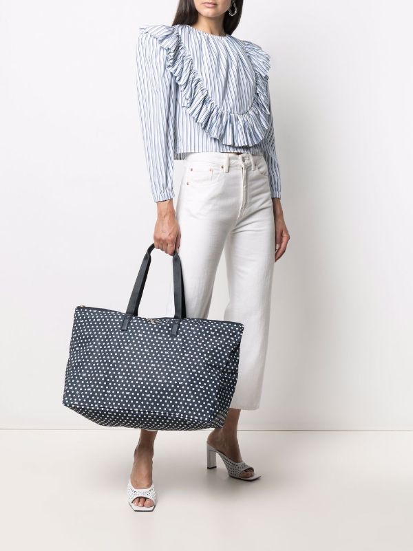 michael kors gingham tote