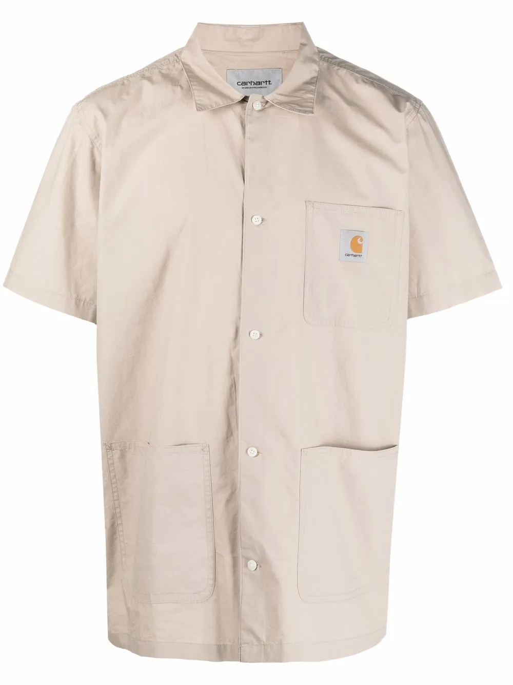 фото Carhartt wip рубашка с нашивкой-логотипом