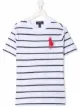 Image 1 of Ralph Lauren Kids Pony logo striped T-shirt