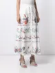 Erdem A-line floral-print skirt