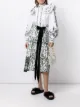 Image 2 of Erdem fern poplin wrap skirt