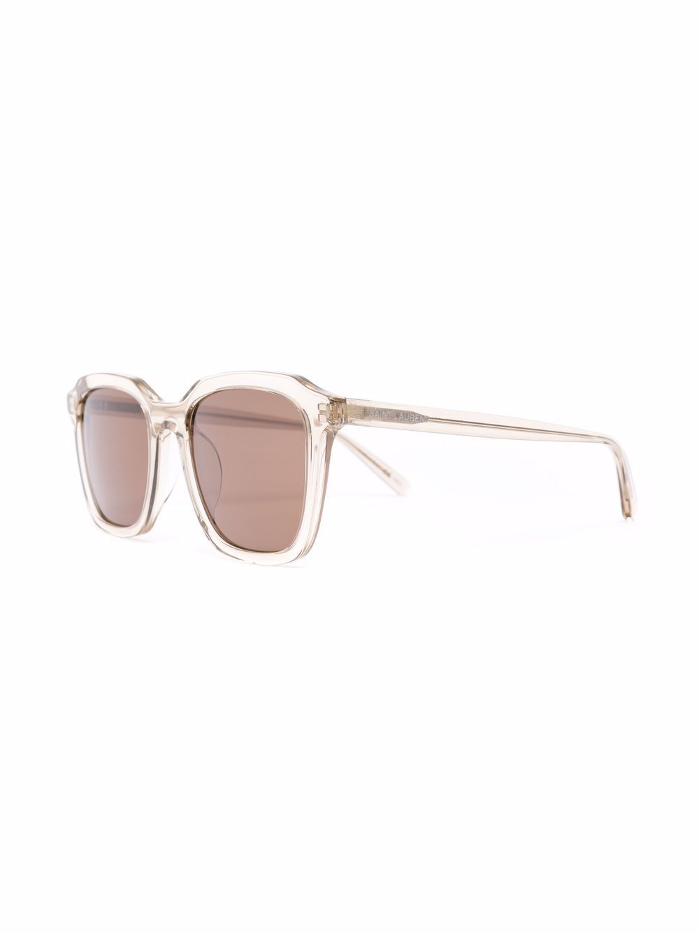 Saint Laurent Eyewear SL 457 zonnebril met vierkant montuur - Beige