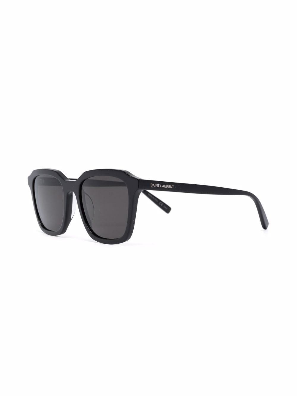 Saint Laurent Eyewear Zonnebril met vierkant montuur - Zwart