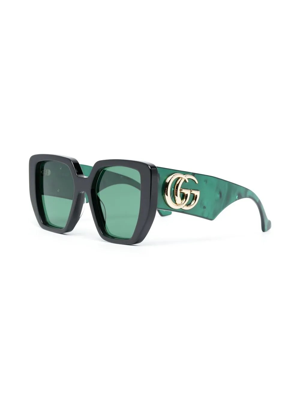 фото Gucci eyewear солнцезащитные очки gg0956s в массивной оправе