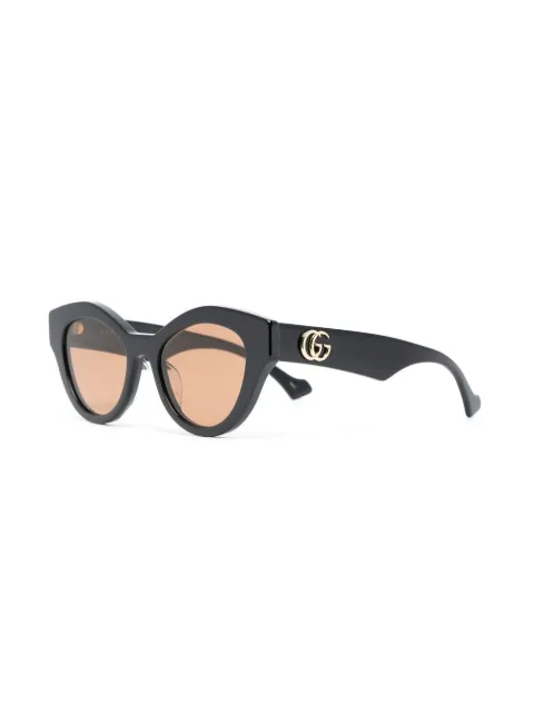 Shop Gucci Eyewear GG0957S round-frame sunglasses with Express Delivery -  FARFETCH