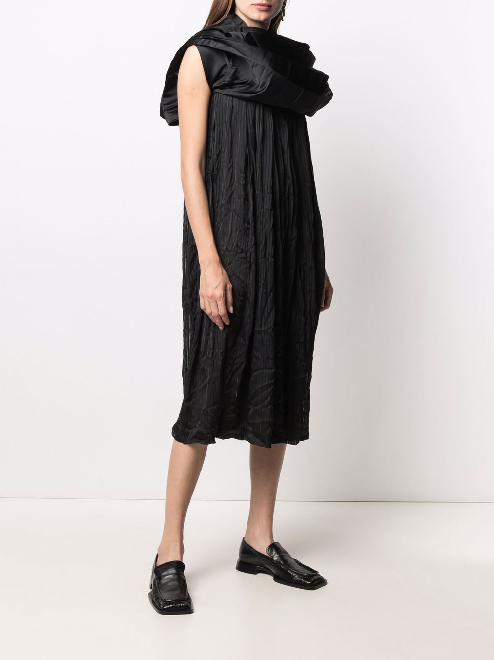 Comme Des Garçons drape-design Sleeveless Dress - Farfetch