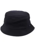 Lacoste logo-patch detail sun hat - Blue