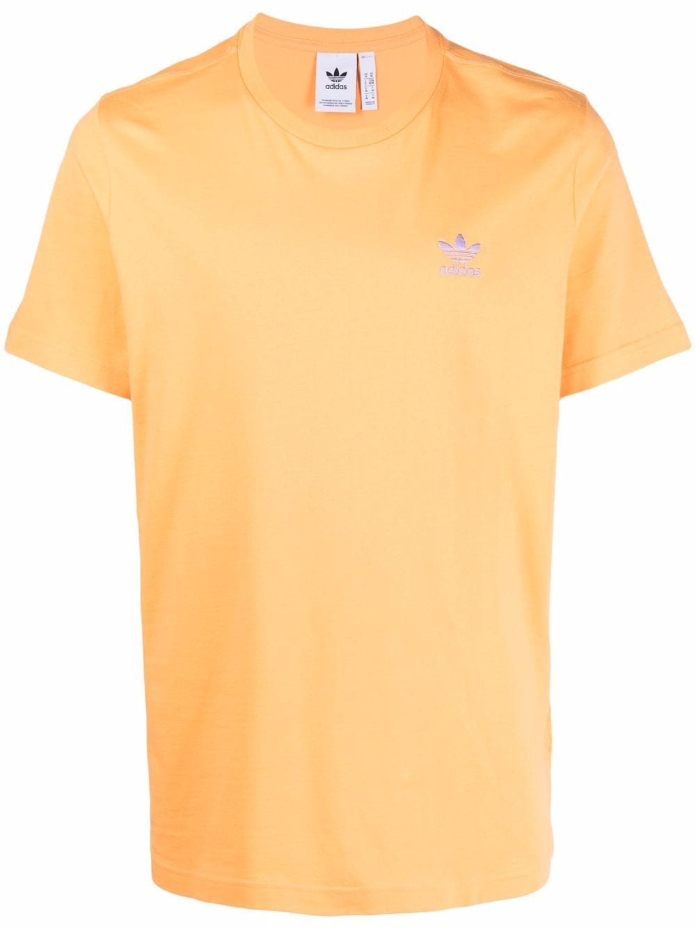 Adidas Originals Logo刺绣t恤 In Orange