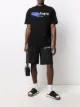 Image 2 of Palm Angels logo-print track shorts