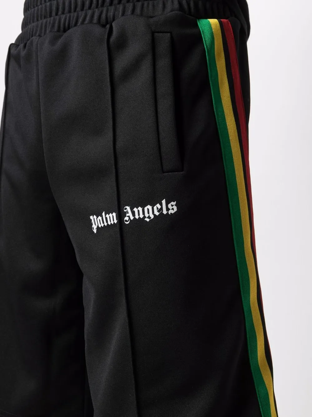 Palm Angels Trainingsshorts met logoprint Zwart