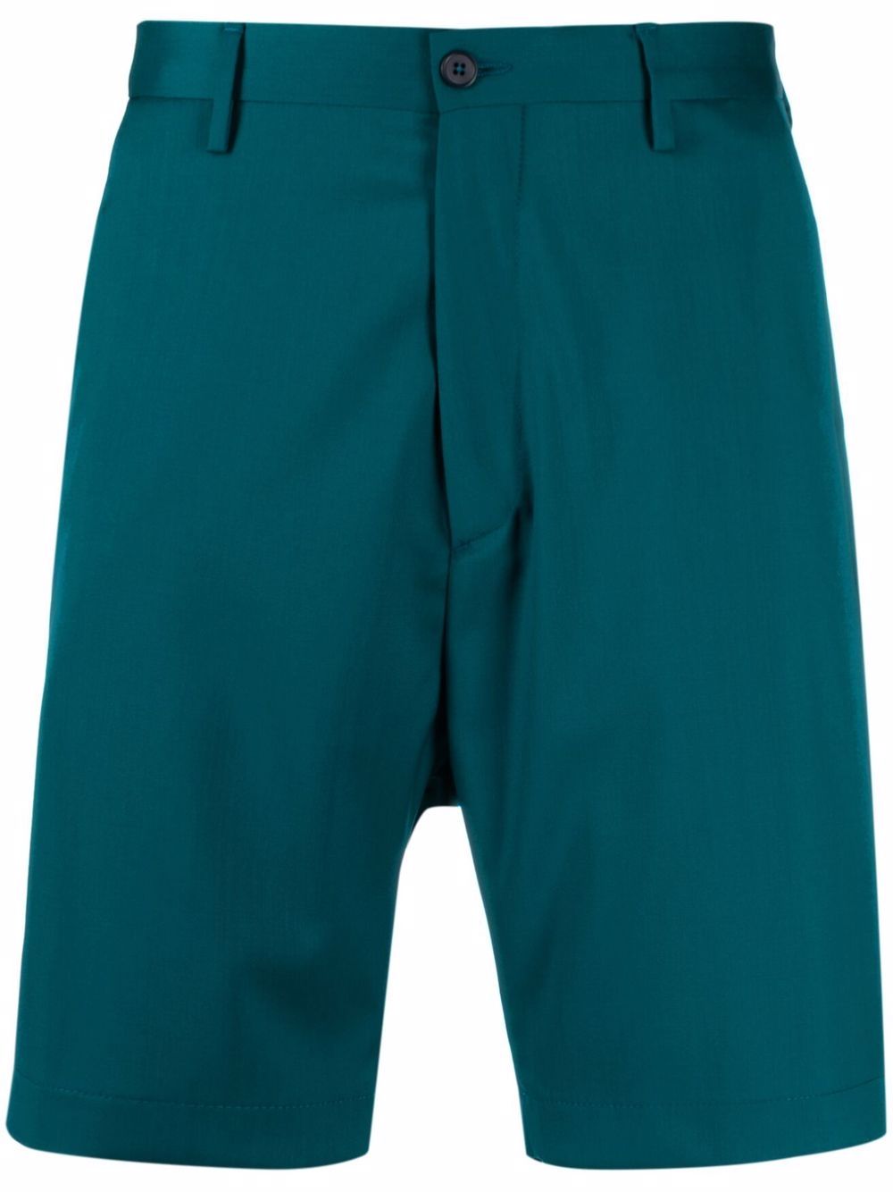 Paura Slim-cut Chino Shorts In Blue