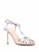 Billede 2 af Francesco Russo metalliske sandaler med remme