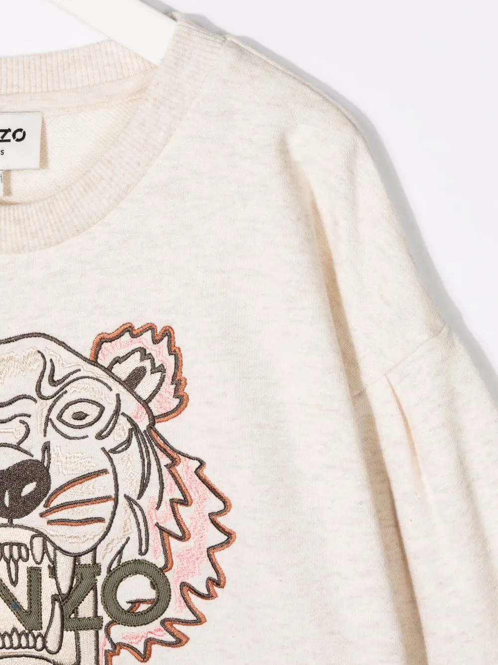 фото Kenzo kids толстовка с вышивкой tiger