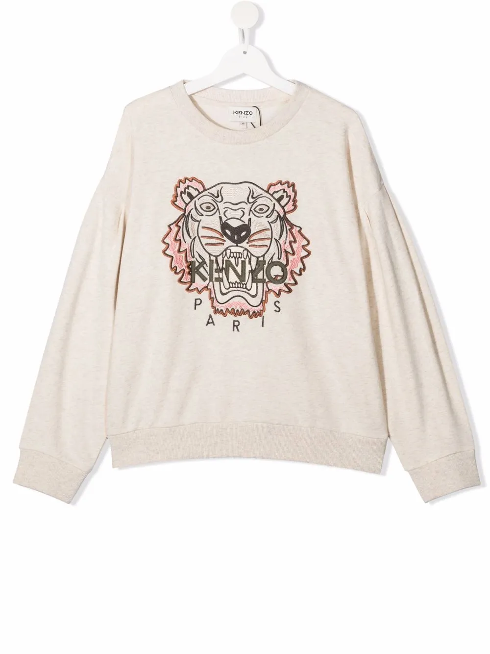 фото Kenzo kids толстовка с вышивкой tiger