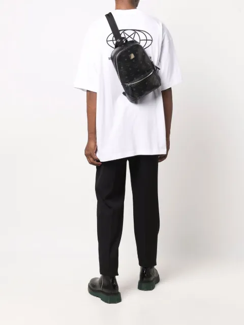 mcm mini sling backpack