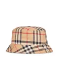 Burberry Kids Vintage Check bucket hat - Brown