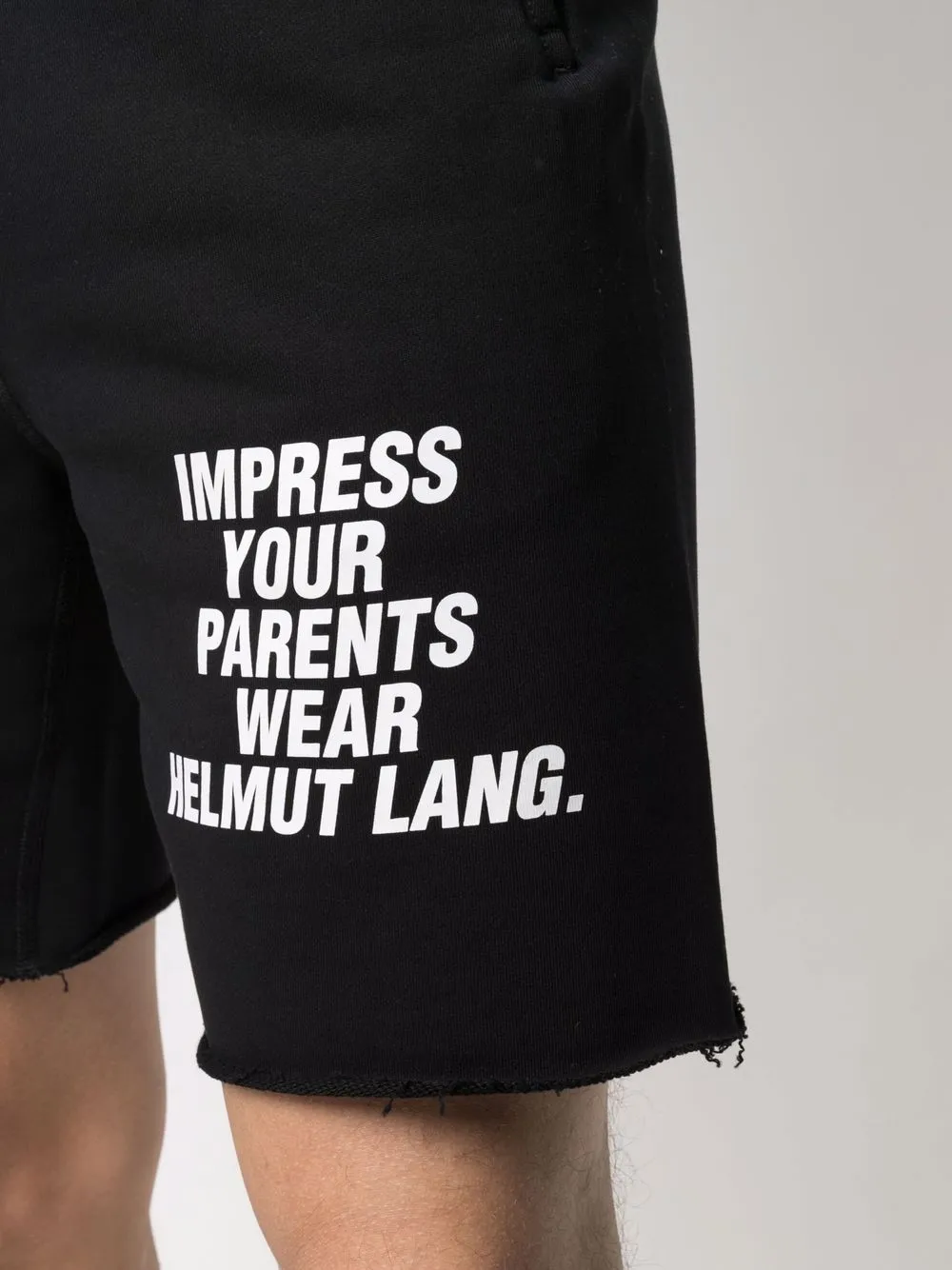 фото Helmut lang спортивные шорты с графичным принтом