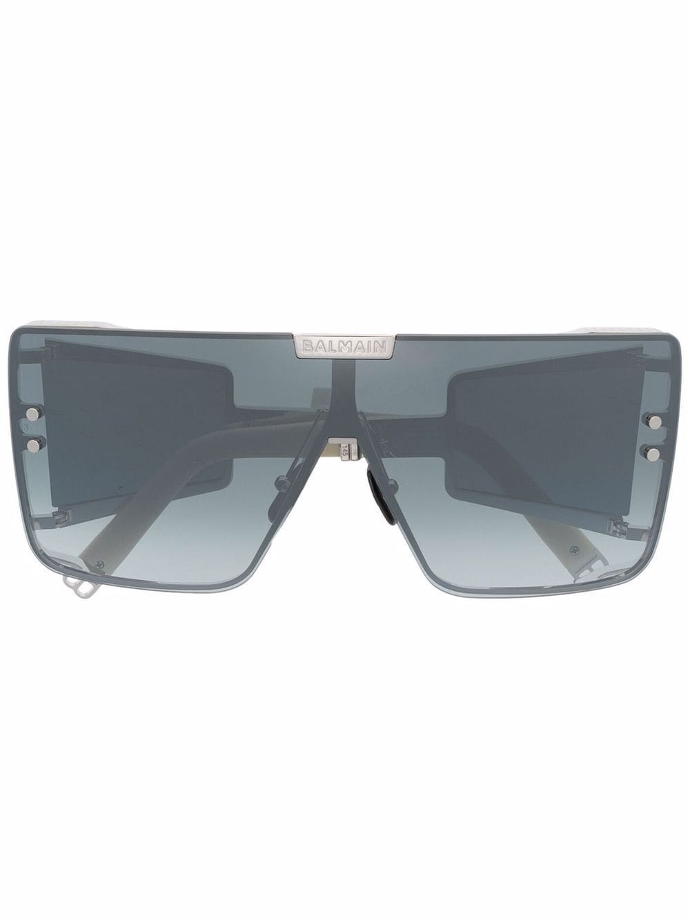 Balmain Eyewear Wonder Boy Square-frame Sunglasses In Silver