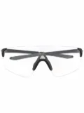 Oakley square-frame clear-lens sunglasses - Black