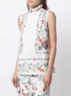 Erdem floral-print smocked-panel blouse
