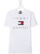 Image 1 of Tommy Hilfiger Junior TEEN logo-print organic cotton T-shirt