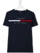 Image 1 of Tommy Hilfiger Junior logo-print T-shirt