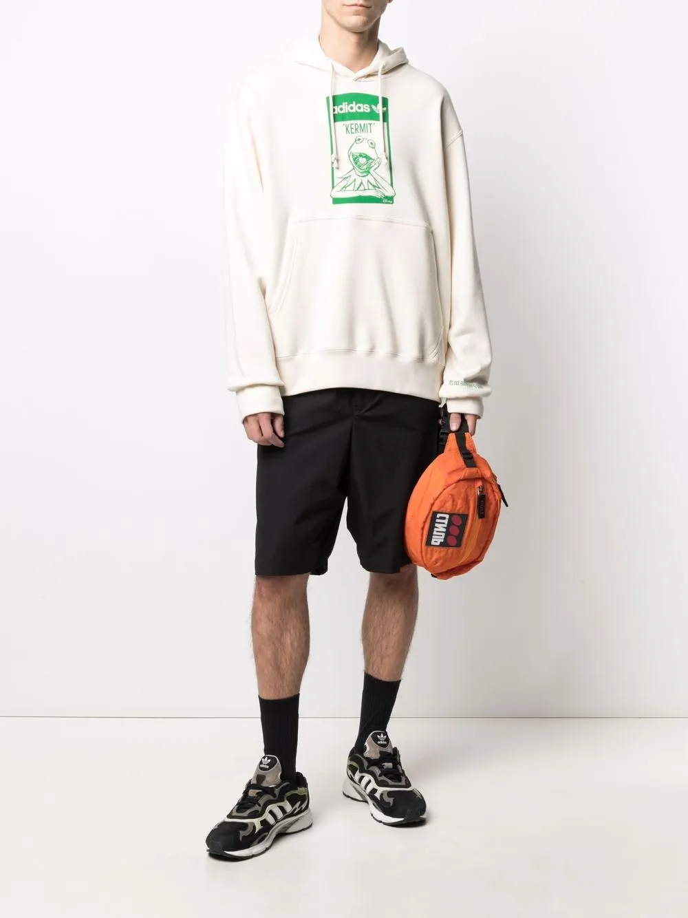 фото Adidas худи kermit из органического хлопка