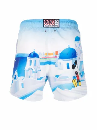 Santorini Mickey swim shorts展示图