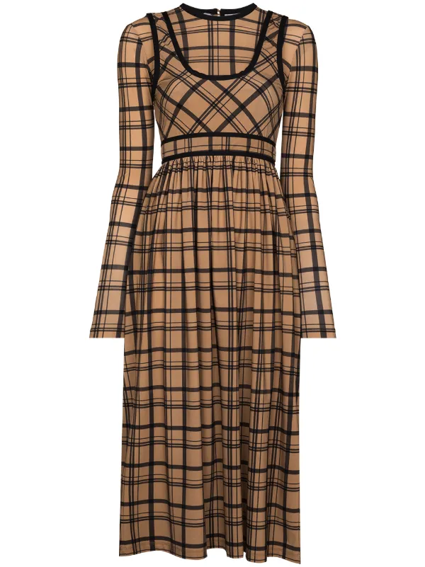 express plaid dress