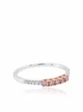 HYT Jewelry 18kt gold Argyle PInk diamond engagement ring - Silver