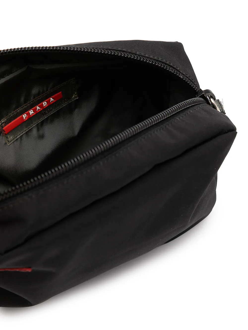 Prada Sport make-up tas met rits Zwart