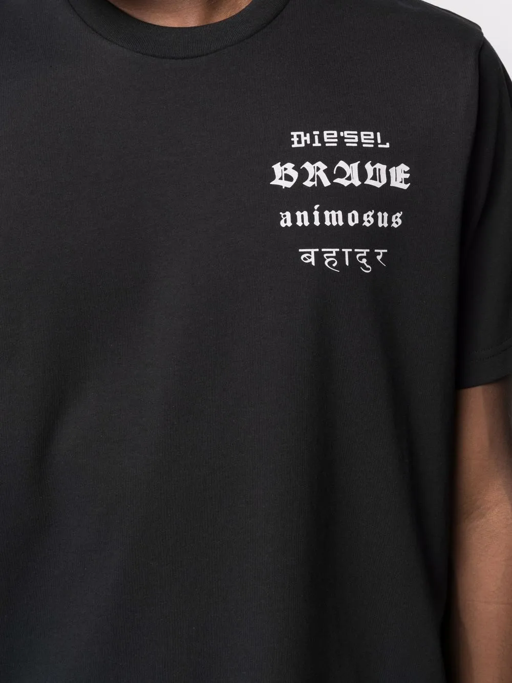 фото Diesel футболка с принтом brave