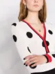 Stella Jean polka dot V-neck cardigan