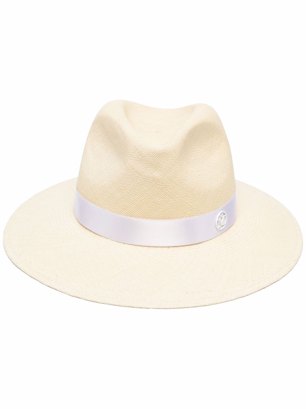 фото Maison michel шляпа-федора с атласной лентой