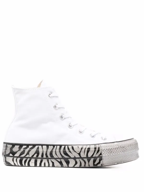 Zapatillas altas con efecto envejecido de cebra Converse por 134€ - Compra  online SS21 - Devolución gratuita y pago seguro