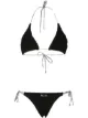 Image 1 of Rielli Cisco stripe-pattern bikini set