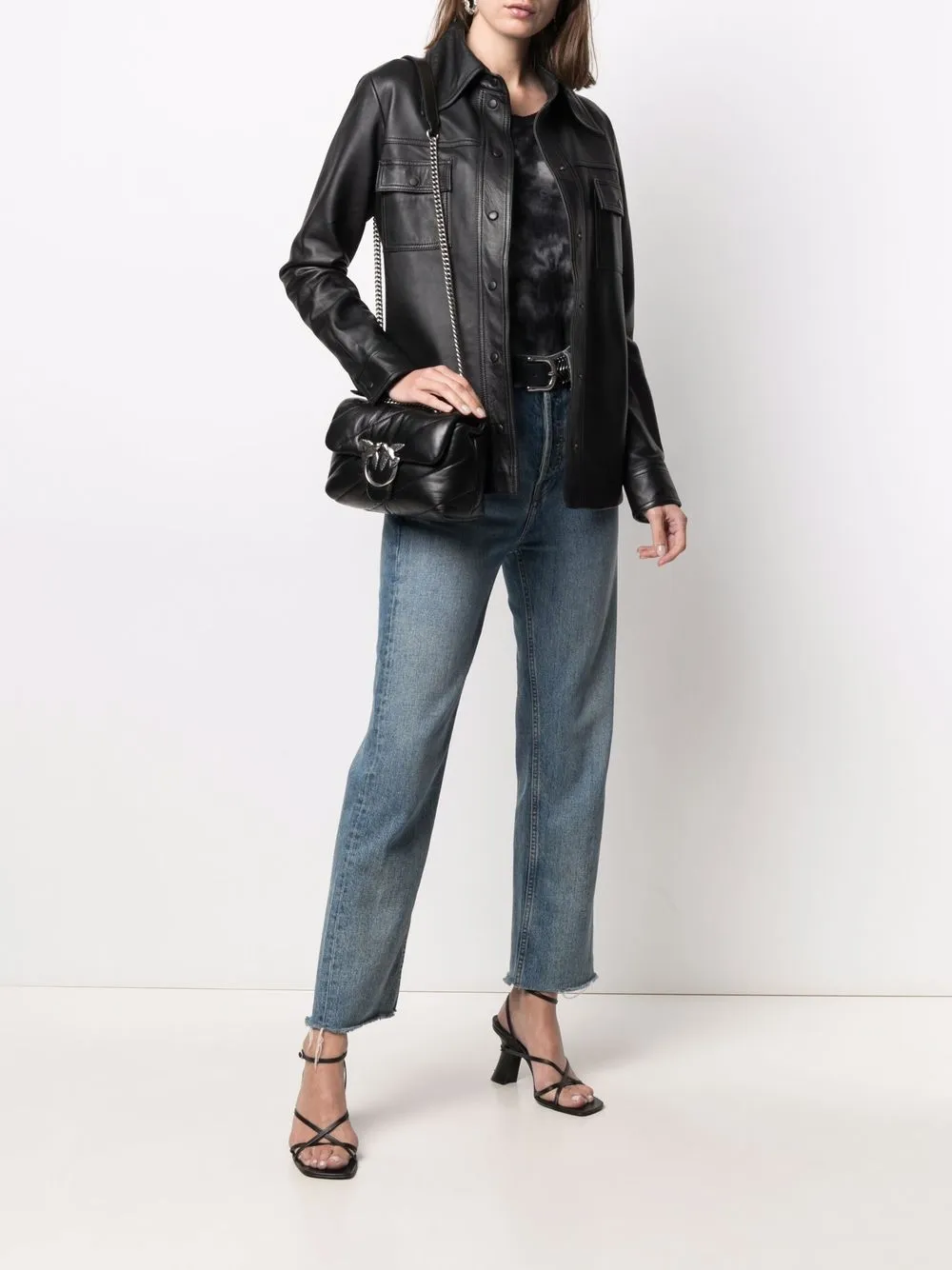 фото Pinko стеганая сумка на плечо love