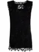 Image 1 of Jil Sander floral crochet ribbed tank top