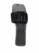 STAUD Nina ruched leather slides