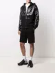 Image 2 of Karl Lagerfeld logo-patch hooded jacket