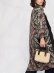Etro abrigo bordado con cinturón