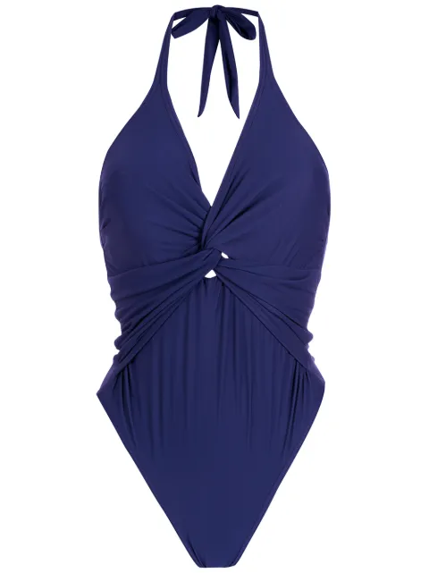 Amir Slama V-neck swimsuit