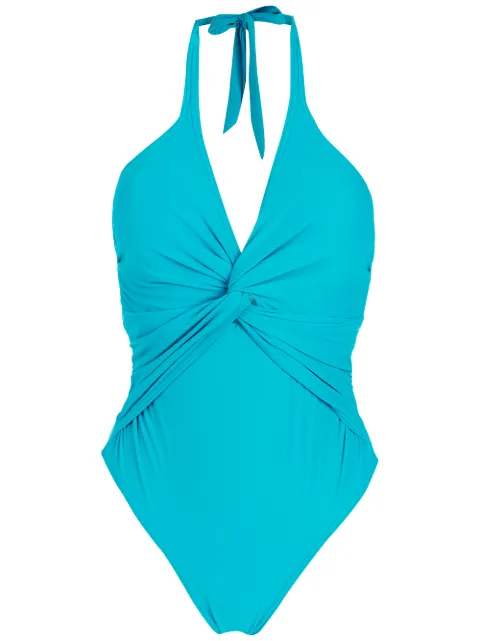 Amir Slama V-neck swimsuit