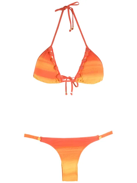 Amir Slama triangle ombré bikini set
