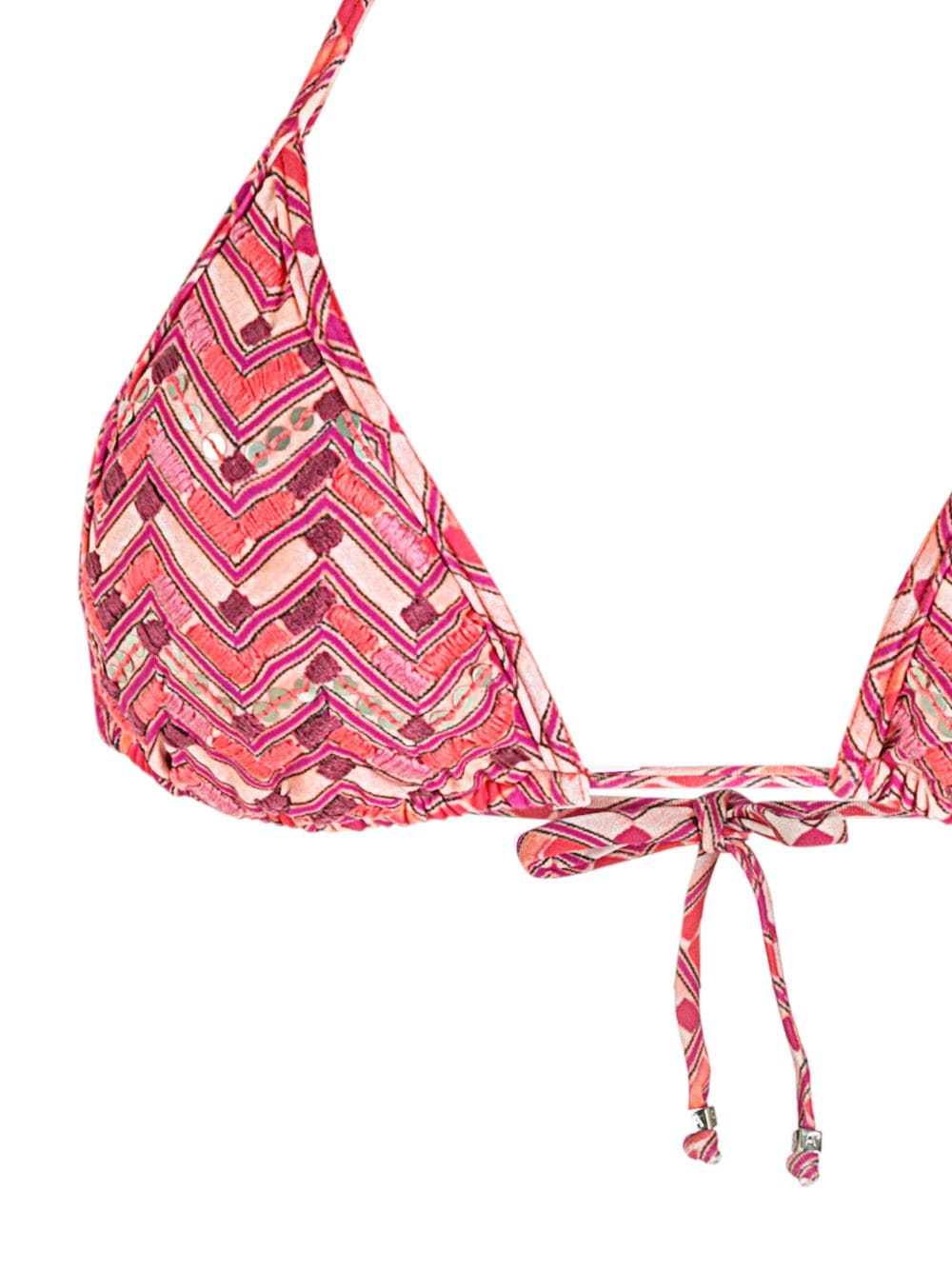 Shop Amir Slama Printed Bikini Set In Rosa