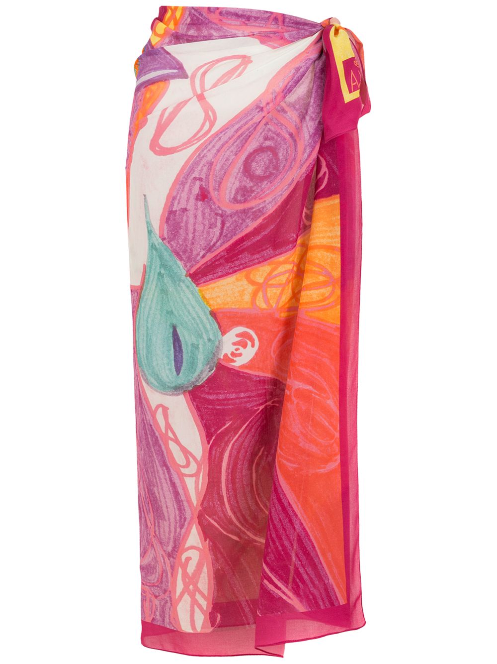 Amir Slama Printed Beach Skirt - Farfetch