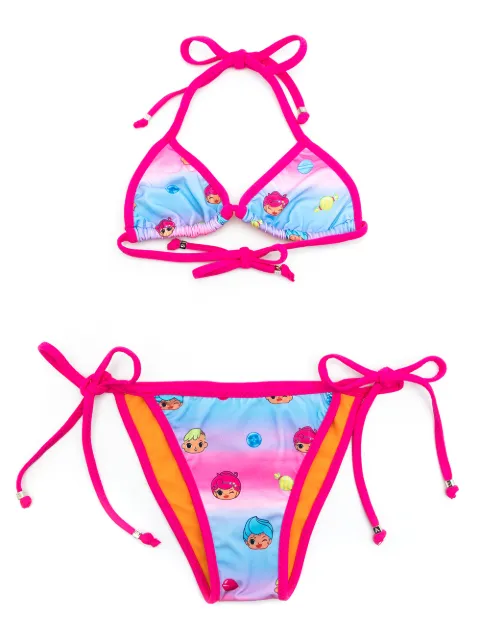 Amir Slama printed AMIR SLAMA + CHOCOLIX bikini set