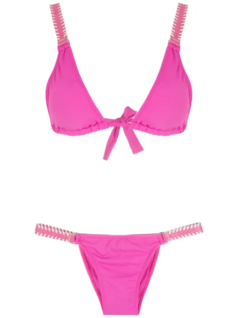 Amir Slama tie-fastening triangle bikini set
